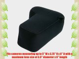 OP/TECH USA 7401224 Soft Pouch - Digital D-Midsize Zoom Neoprene Pouch for Digital SLR Camera