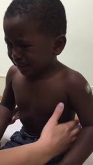 Young kid Takes Doctors Shot Like A Real Man!