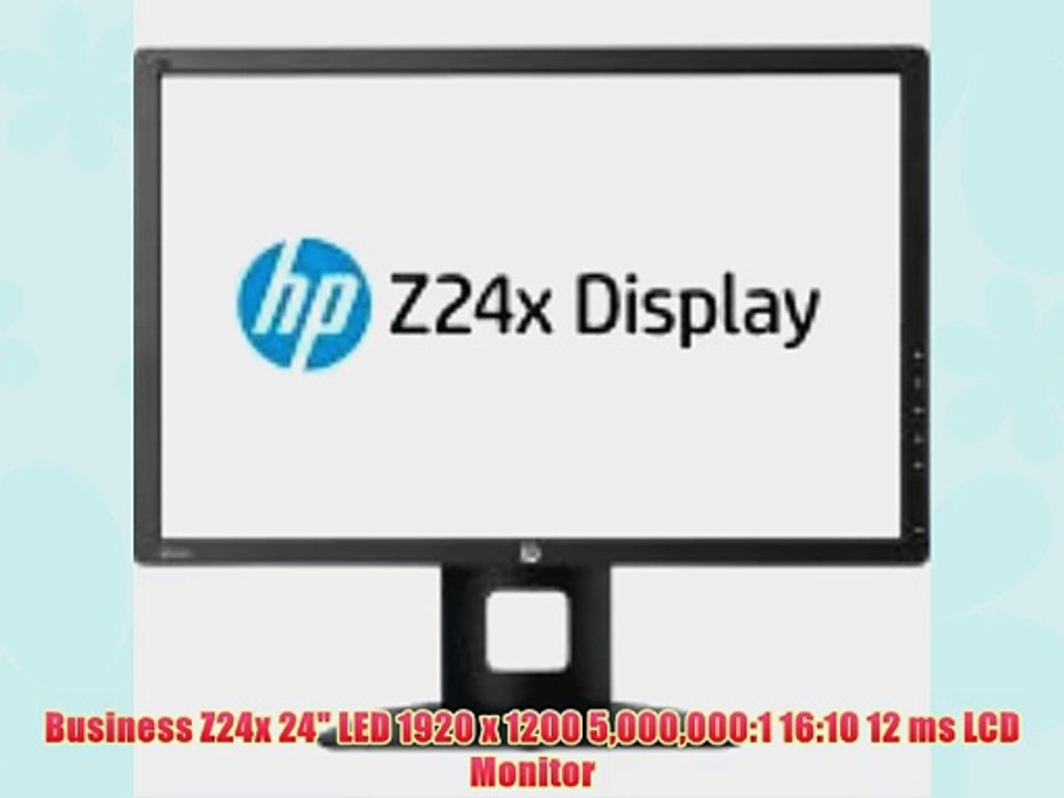 Business Z24x 24 LED 1920 x 1200 5000000:1 16:10 12 ms LCD Monitor