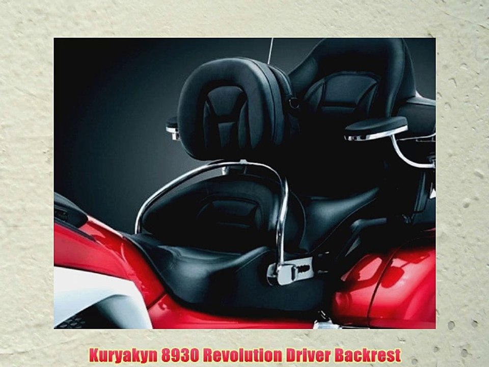 Kuryakyn 8930 Revolution Driver Backrest