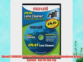 Maxell (190059) DVD-LC DVD Lens Cleaner with Thunderon Brush System - Not For Blu-ray