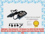 UpBright? New Global AC / DC Adapter For ASUS VX228H VX228N VX228D LED LCD Monitor Power Supply