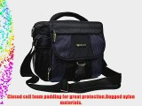 Evecase? Black Large Digital SLR Camera and lens Carrying Pouch Nylon Bag/Case with Strap for