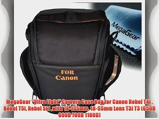 MegaGear ''Ultra Light'' Camera Case Bag for Canon Rebel T4i  Rebel T5i Rebel SL1 with 18-135mm