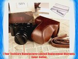 TechCare Ever Ready Protective Leather Camera Case Bag for FUJIFILM X-M1 X-A1 (Coffee)