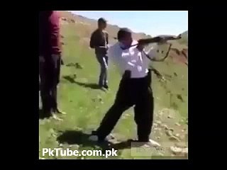 Funny AK47 Firing Video