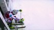 Julien Lizeroux chute au départ du slalom de Méribel