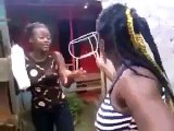 A jamaican woman fight cheating girl Check what she does