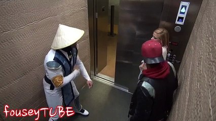 MORTAL KOMBAT ELEVATOR PRANK 2!