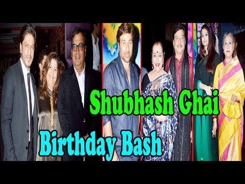 Bollywood Celebs Spotted @ Shubhash Ghai Birthday Bash