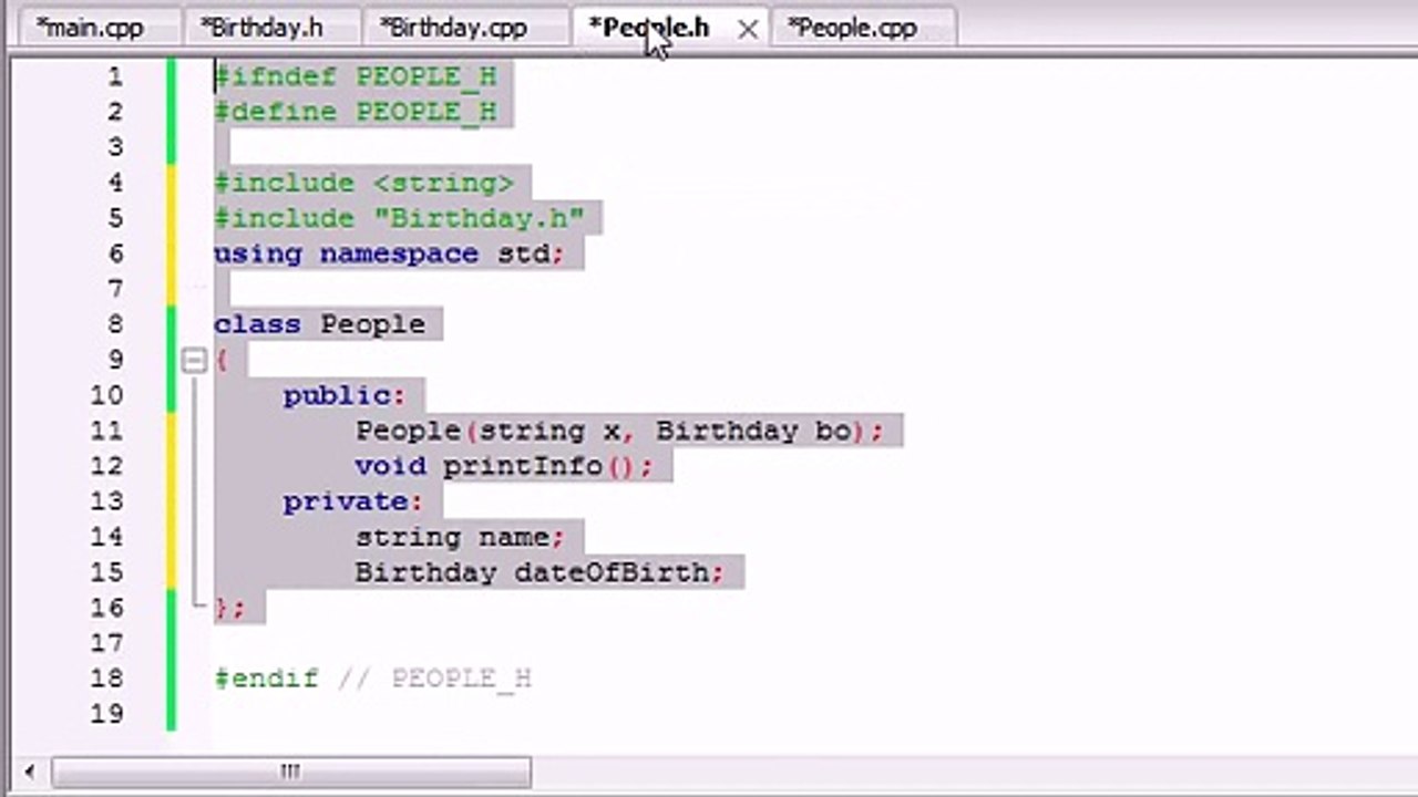 Buckys C++ Programming Tutorials - 47 - Composition Part 2