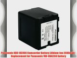 Panasonic HDC-HS900 Camcorder Battery Lithium-Ion 2800mAh - Replacement for Panasonic VW-VBN260