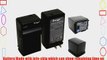Progo Two Battery and Charger Combo Kit for Canon BP-819 VIXIA HF10 HF11 HF20 HF21 HF100 HF200
