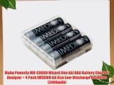 Maha PowerEx MH-C9000 Wizard One AA/AAA Battery Charger Analyzer   4 Pack IMEDION AA Size Low-Discharge