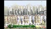 Army navy jets present flypast in Pakistan Day Splendid parade started 23 March 2015