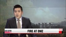 Fire on N. Korean side of DMZ spreads to S. Korea