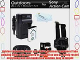 All in 1 Outdoors Mount Kit For Sony HDRAS100V/W HDR-AS100V/W HDR-AS100VR HDR-AS15 HDR-AS30V