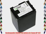 Wasabi Power Battery for Canon BP-827 (3000mAh) and Canon VIXIA HF G10 HF G20 HF M30 HF M31