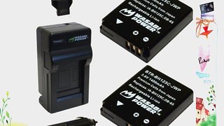 Wasabi Power Battery (2-Pack) and Charger for Ricoh DB-65 and Ricoh G700 G700SE G600 GR GR
