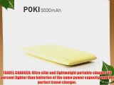 Lepow POKI Portable External Battery Pack and Power Bank 5000 mAh - Compatible with Apple iPhone