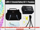 Battery Kit For Panasonic Lumix DMC-FZ70 DMC-FZ70K DMC-FZ100 DMC-FZ40 DMC-FZ47 DMC-FZ150 Digital