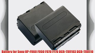 Battery for Sony NP-F960 F950 F970 F770 DCR-TRV103 DCR-TRV110 DCR-TRV120 DCR-TRV130 DCR-TRV310
