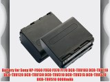 Battery for Sony NP-F960 F950 F970 F770 DCR-TRV103 DCR-TRV110 DCR-TRV120 DCR-TRV130 DCR-TRV310