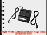 Sony AC-VQ900AM AC/DC Adapter and Battery Charger for Sony Alpha Digital SLR Camera