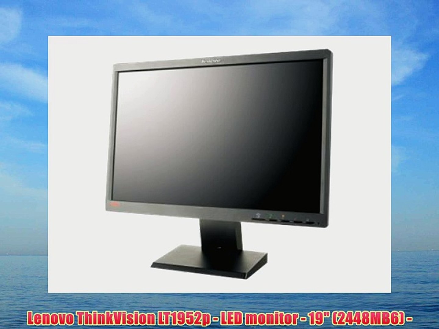 Lenovo ThinkVision LT1952p - LED monitor - 19 (2448MB6) - - video ...