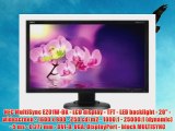 NEC MultiSync E201W-BK - LCD display - TFT - LED backlight - 20 - widescreen - 1600 x 900 -