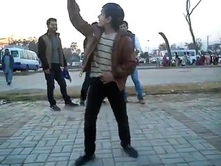 little boy dancing