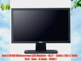 Dell E1910H Widescreen LCD Monitor - 18.5 - 1360 x 768 @ 60Hz - 16:9 - 5ms - 0.3mm - 1000:1