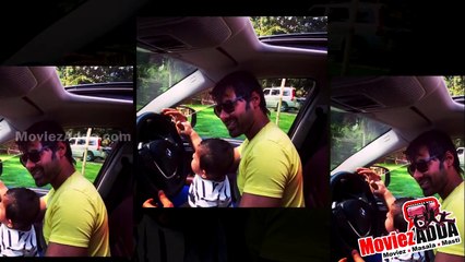 Kumkum Bhagya’s Abhi Aka Shabbir Ahluwalia Takes A Drive With His Son