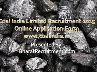 Coal India Limited Recruitment 2015 Online Application Form www.coalindia.in