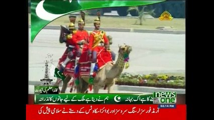 Cultural floats in Pakistan Day Parade