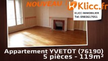 A vendre - YVETOT (76190) - 5 pièces - 119m²