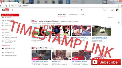 How to Add a Timestamp Links to YouTube Videos -V7