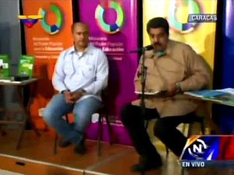 Maduro revela dice que se vacila a las agencias de noticias