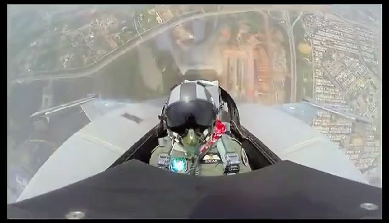 Fly Past of Air Chief Sohail Aman taken from inside cockpit during today's Pakistan Resolution Day's Parade.
