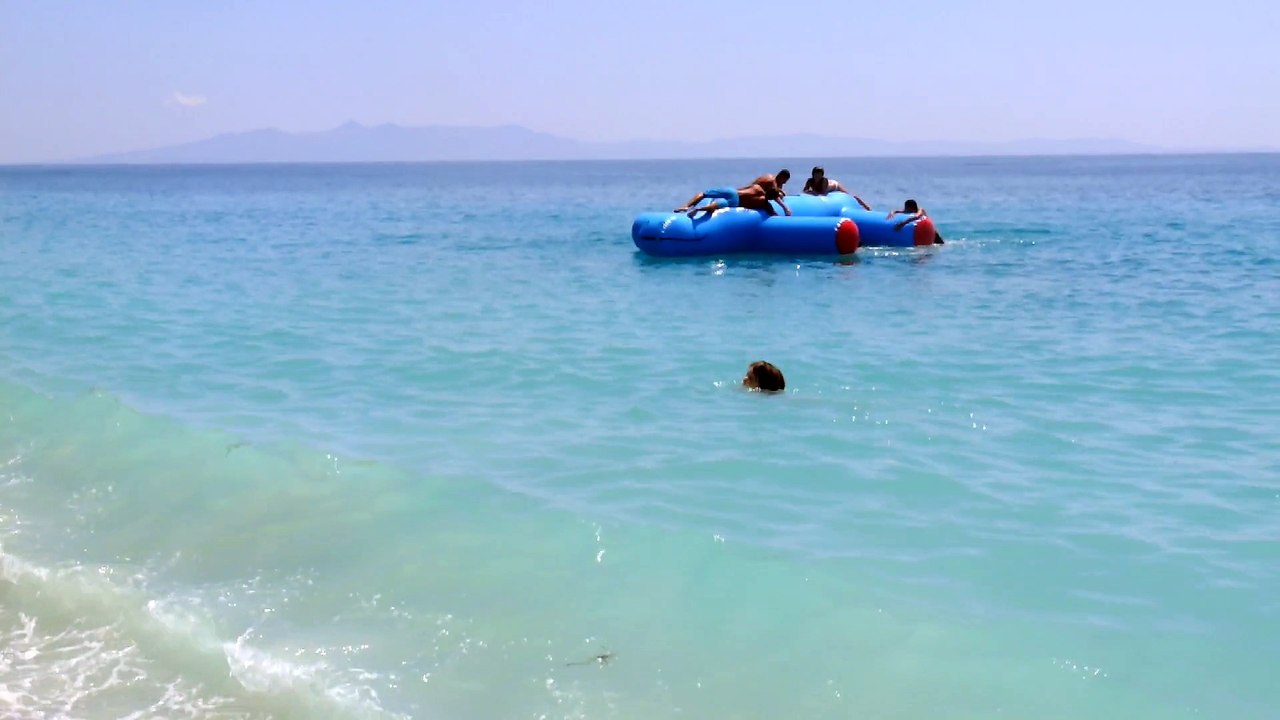 Louna premières nages