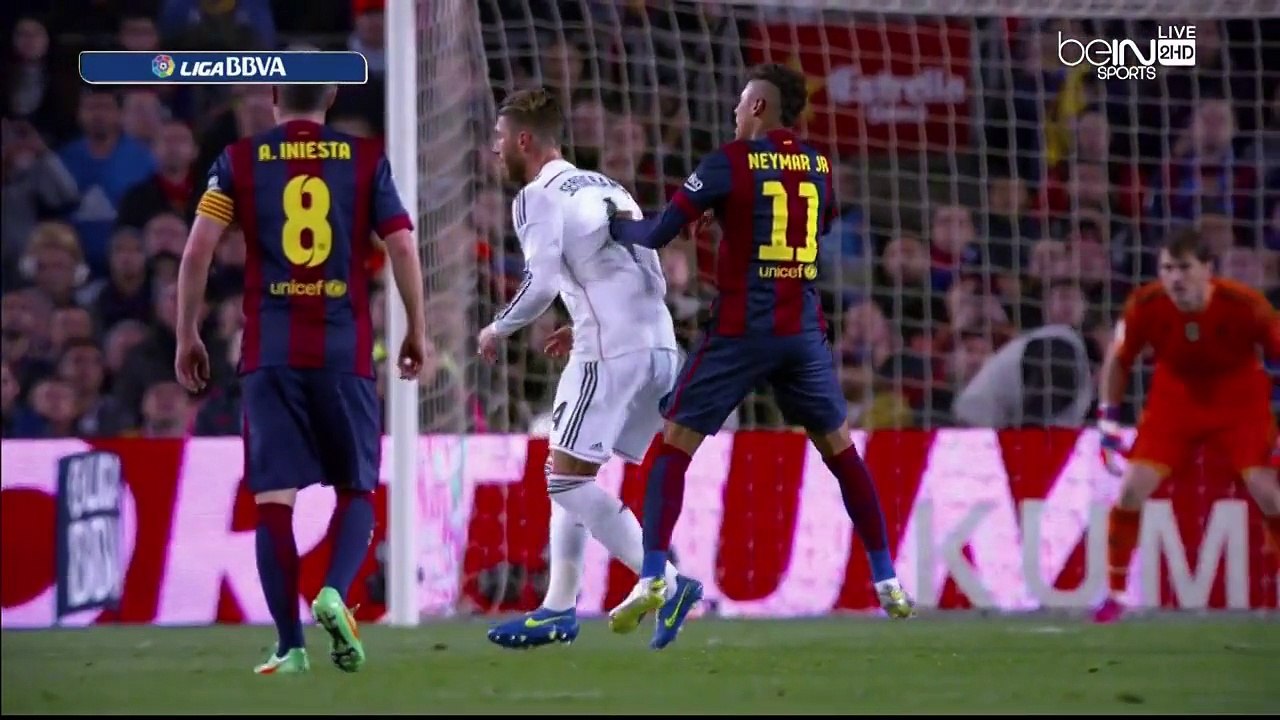 الشوط الأول لمباراة برشلونة وريال مدريد 2-1 في الدوري الاسباني / تعليق عصام الشوالي