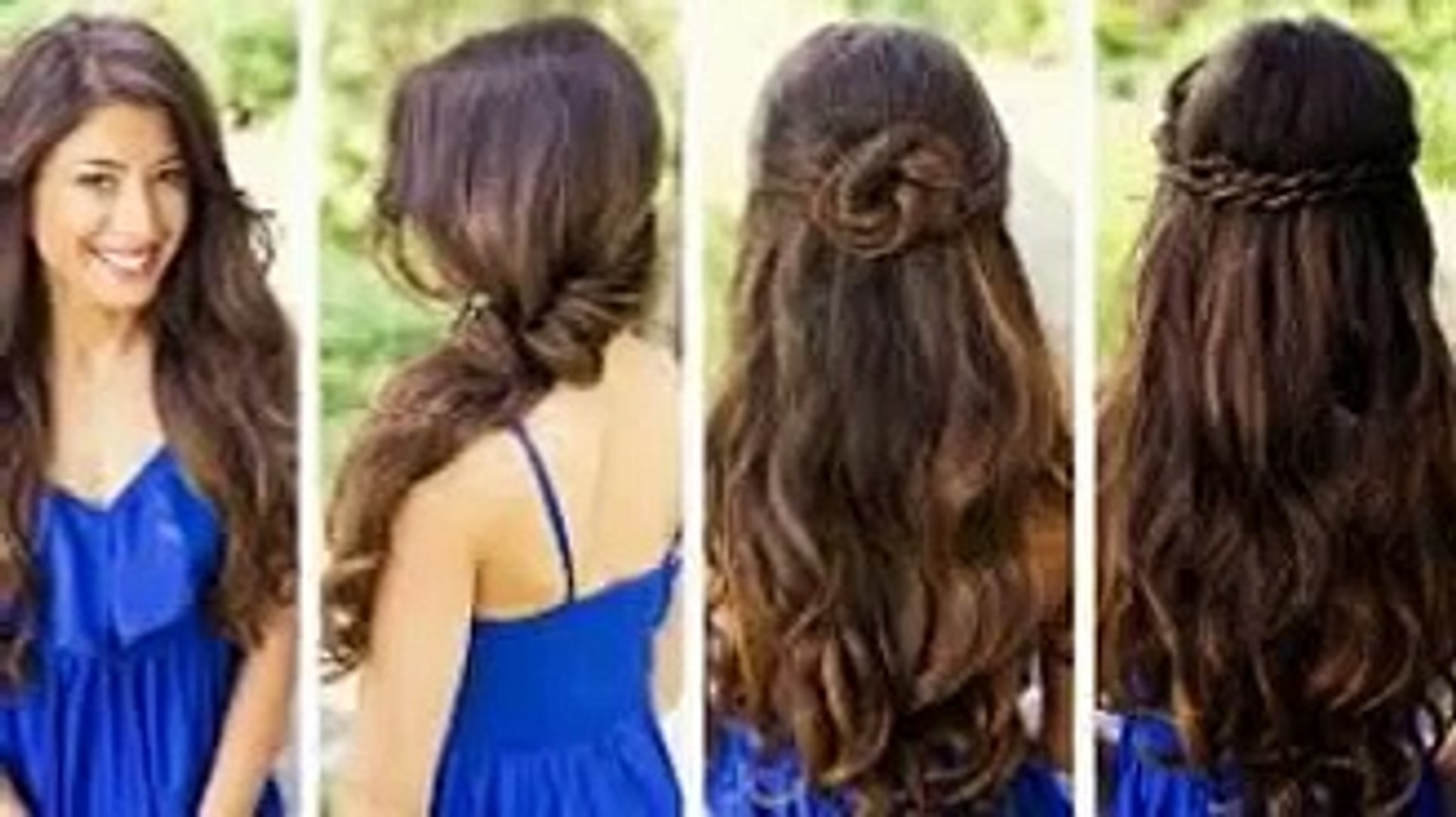 The Easy Hairstyles For Curly Hair Girls