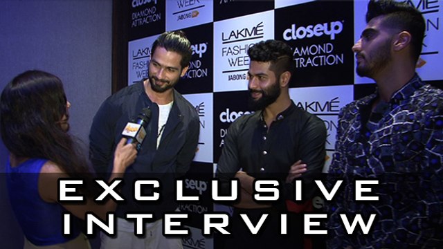 EXCLUSIVE Chat With Shahid Kapoor, Arjun Kapoor | Lakme Fashion Week 2015
