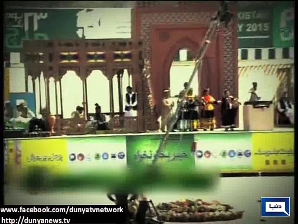 Dunya News - Floats depict culture of all provinces at Parade venue