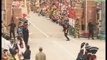 Flag lowering ceremony at Wagah Border