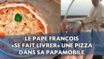 Le Pape François se fait livrer une pizza dans sa papamobile