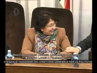 Roma - Risparmio previdenziale, audizione Direttrice Politiche previdenziali, Ferrari (19.03.15)