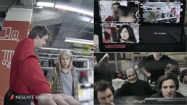 Publicis Conseil pour Nescafé - café soluble Nescafé Espresso, «Une révolution au rayon cafés instantanés» - mars 2015 - making of