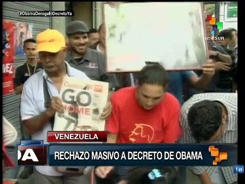 Más de un millón de firmas rechazan decreto de Obama contra Venezuela