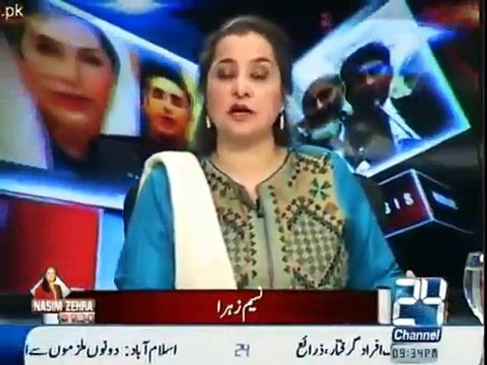 Nasim Zehra @ 930 - 22nd March 2015 Naseem Zahra On CHannel 24
